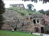England -- Nottingham Castle  -- tunnel openings under castle.01: by billh, Views[521]