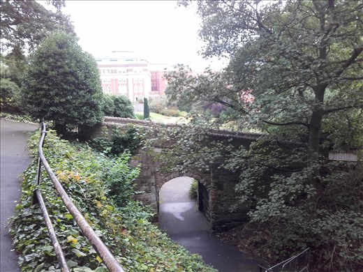 England -- Nottingham Castle  -- pathways