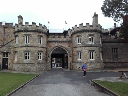 England -- Lincoln Castle -- entrance from inside