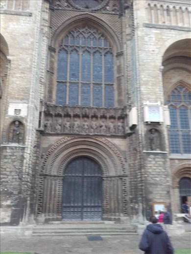 England -- Lincoln Cathedral -- entrance