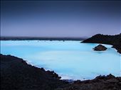 The Blue Lagoon gave off an almost neon glow as dusk approached: by bj_dwyer, Views[372]