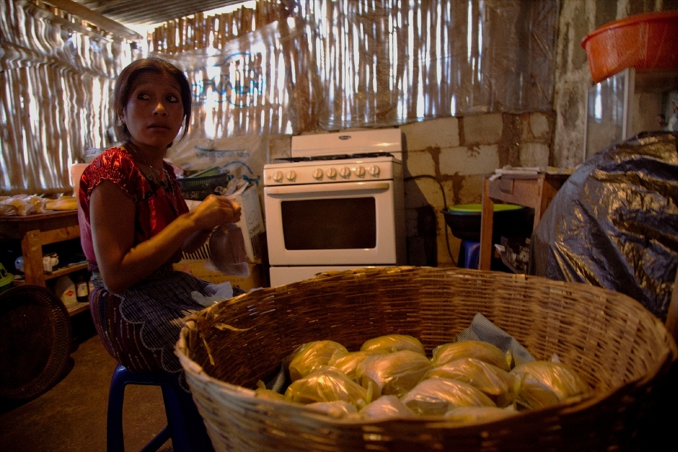 The final process in the kitchen is to package the bread in a form that is both cost effective and appealing for tourists. 