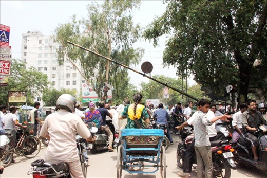 Life - Railway Crossing in the middle of the residential area, the traffic, the buildings, the poor, the middle class and the rich, the garbage on the street with ample number of vendors and their customers - Endless hassles but people roar and live up.