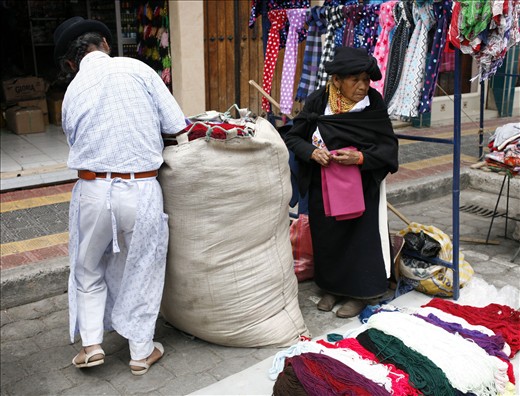 Traditional local dress of Otavalo