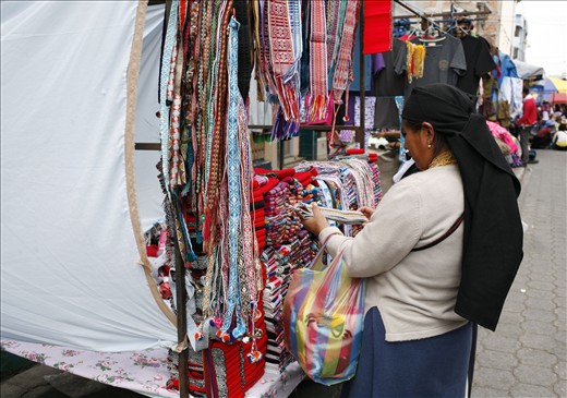 Local women shopping 