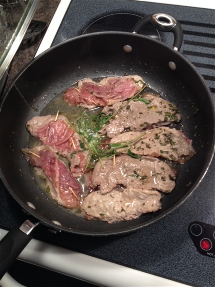 Cooking up some mouthwatering veal saltimbocca alla Romana