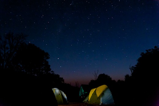 Located at 3000 meters above sea level, and about six miles from the beginning of the trek to the summit of Kilimanjaro, the Machame Hut campsite is the first rest stop on the seven day trip.  