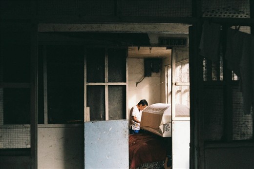 A room of coffins at the back of the home is a quiet reminder of how all our stories will end.