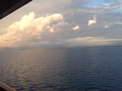 Another beautiful sunset!
On our way to New Caledonia