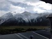 Mount Cook is hiding behind the snow and fog of the clouds.: by bnbtraveling, Views[281]