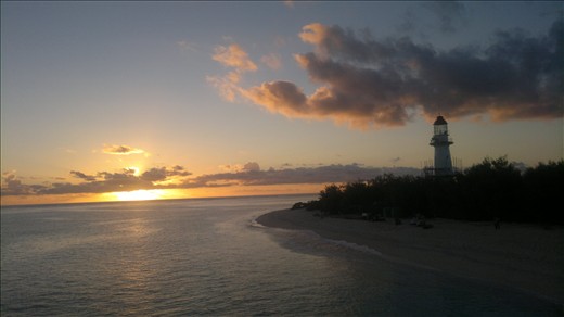 this is a sun rise at north reef a 8 hour run out to sea, its a very surreal place.