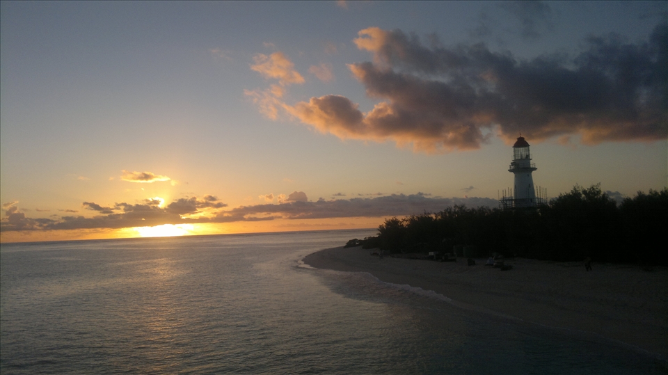 this is a sun rise at north reef a 8 hour run out to sea, its a very surreal place.