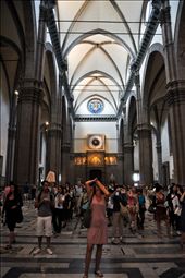 I was one of the first in line to get into Florence Cathedral and as any tourist i was ready with my camera to take photos. Don't get me wrong, i was amazed by the sheer size and beauty of it, but the first thing i did was taking a photo of people that stopped enjoying what they were there for in the first place. Technology has come between us, we stopped having nice memories and started having lots of pictures.: by bogisp, Views[156]