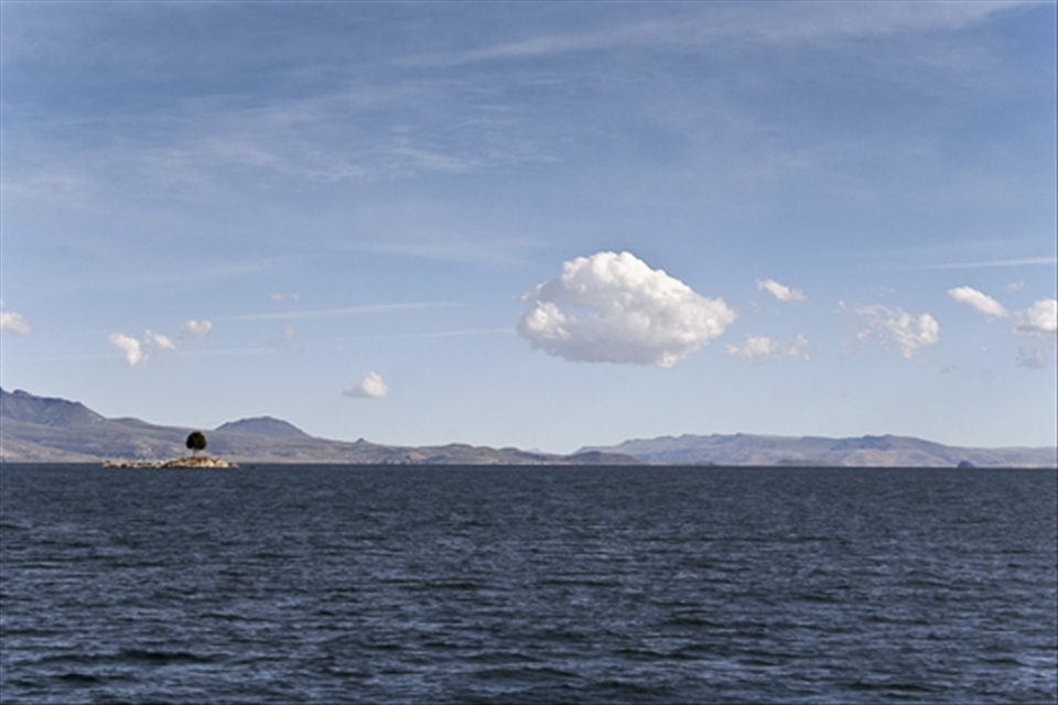 On the way to the Isla del Sol - Titicaca lake