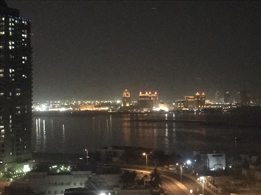 Qatar at night