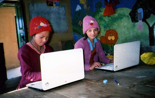 Computer class in the library. Winter school 2013/14