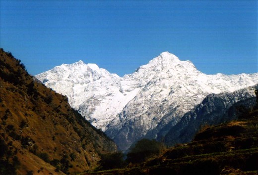 This year has been a little devoid of significant snow falls (with two exceptions) here is a shot of the first snow looking up Pindari Valley.
