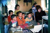 The new printer...... peAk's educational resources project for Kumaoni villages saw a new printer for library and Panchayat use.... here is a small band of print enthusiasts waiting while I set up for the first printout.: by bonnie, Views[538]