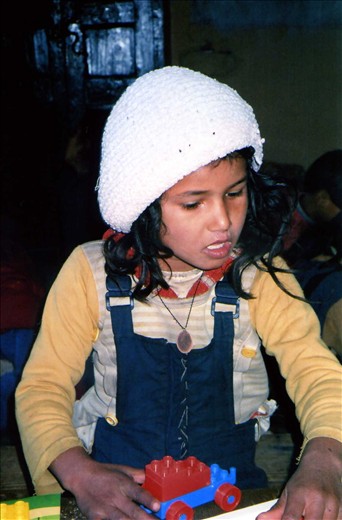 Class One Neha simply loves a challenge - so working out the instructions attached to the new train set was perfect to get her thinking.