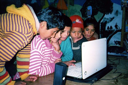 The two new library laptops have proven to be invaluable on many levels. Here is a shot of a computer training class.