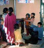 The new buchari in the library.... getting the kids not to strike a pose was difficult!!: by bonnie, Views[291]