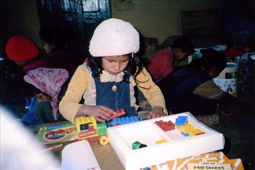 The provision of educational resources project enable the purchase of some great goodies for the library. Here is the new train set....