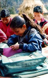 Munju simply couldn't wait to see what her pencil case contained!: by bonnie, Views[385]