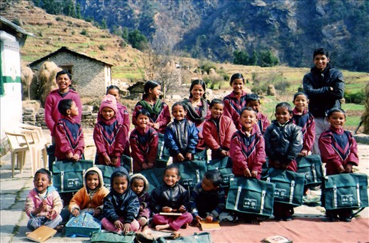 Jatoli school students (pre-school to Class 5). 2014.