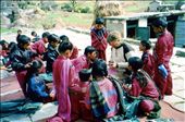 This photo of Scott helping out with nametags on pencil cases was taken post handing out school goodies.: by bonnie, Views[467]