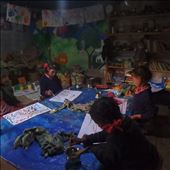 Class 3 girls working on their masterpieces...: by bonnie, Views[349]