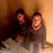 The library is always busy, when the government school is functioning we get an influx of students form outlying areas. Here is a shot of Laxshmi & Surech both of whom walk about 4 Himalayan kilometres to school each day....: by bonnie, Views[327]