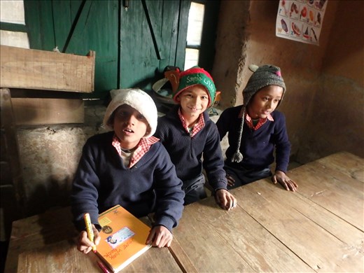 The  happy trio have just arrived...