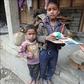 'The Boy's', two children from a Nepali workers family. They are currently getting great use out of the resources.: by bonnie, Views[850]