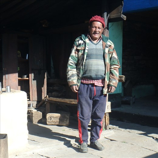 Johar SIngh at the 'Jai Surya Hotel'... Johar was instrumental in this project. As a community elder his input on all levels was invaluable and  hospitality overwhelming.