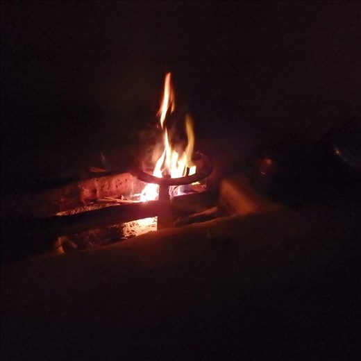 A wood fire in Jatoli. The jat (metal tripod) is for a pressure cooker, pot or kettle to sit on during the cooking phase. The smoke in an unventilated environment creates atrociously high smoke levels that lead to high rates of respiratory disease. 