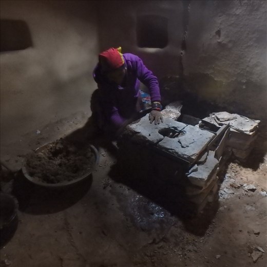 Another shot of Dana working her clay magic...