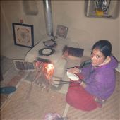 Dana making rotis (the nightly staple): by bonnie, Views[360]