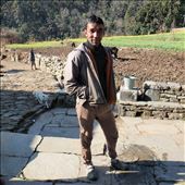  Two different 'Digember's' were involved in this project. This is a shot of Digember (1) who was involved in constructing the trial chulha but due to other work commitments he handed the reigns over  to Digember (2)!: by bonnie, Views[348]
