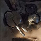 Looking down on a stove top in use....: by bonnie, Views[385]