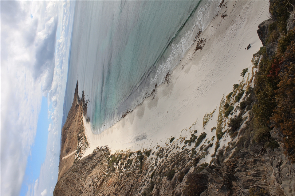 Morgans Beach, Winter time