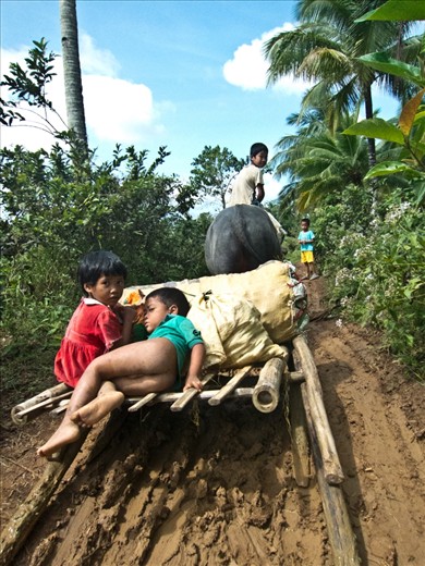 In a remote province of Masbate, Philippines, I went into an isolated village where the 