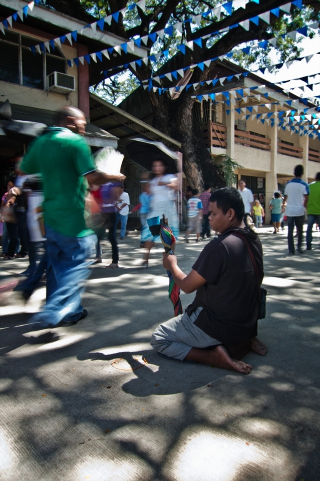 It's a shame most people just walk by when they see someone in need.  