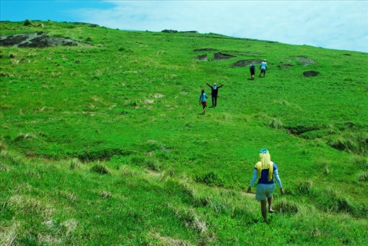 The journey gives these travelers a sense of perspective - that environmental stewardship is virtue whether you are looking up, climbing up, or on top.