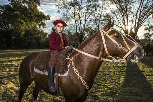 Meet Ramiro. Don't be fooled by his size, this young Gaucho rides like a pro.