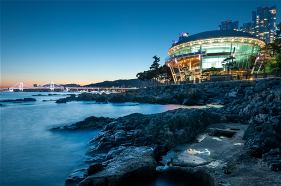 The beautiful glow of the APEC House