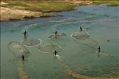 Local tribal engage in collective fishing by their indegeniously prepared nets: by bpatra, Views[819]