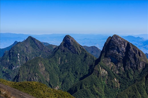 Madagascar is a biodiversity hotspot, containing a huge number of endemic species of plants and animals. Unfortunately, Madagascar is also one of the poorest countries in the world, which has meant that up to 90% of the original forest has been cleared for cattle grazing and wood fire cooking.  

Pockets of virgin forest do still exist, such as those found in Parc National Marojejy but they are usually isolated and hard to access.  The high peaks and deep valleys of Marojejy (seen in the photograph) have meant that human encroachment has been kept at bay and existing protection measures hold back most of the deforestation.  

What makes Parc National de Marojejy so special is that it is one of only a handful of locations that the critically endangered Silky Sifaka still exists.  Unable to be bred in captivity, the world population of these primates is only a few hundred and they have been on the world's 25 Most Endangered Primates list since its inception in 2000 (Lemurs of Madagascar 3rd Edition, 2010). 

I visited Marojejy in 2014 with the aim of seeing and hopefully photographing this most rare of primate species. Access is limited, requiring at least a 3 day trek through the thick jungle and mud that makes up the Silky Sifakas home.