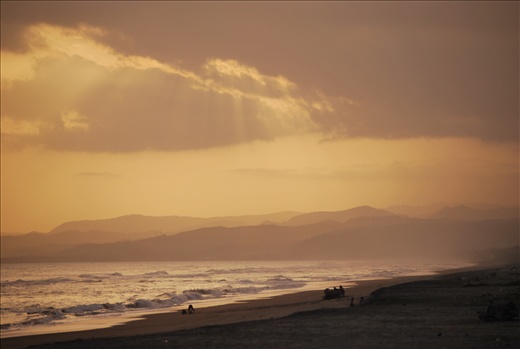 Sunset over Toluca Beach