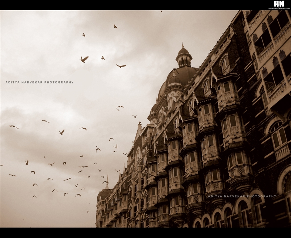 Clicked this photo of Taj Hotel while roaming in the streets of Mumbai.The Taj has risen to higher heights inspite of the terror attacks.