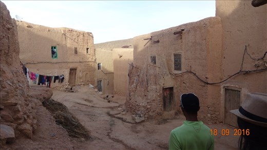Stone houses of the Berber tribe in Midelt, Morocco